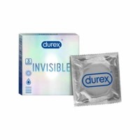Durex Invisible Super Ultra Thin Condoms For Men - 3s
