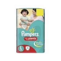 Pampers Diaper Size L Packet Of 4