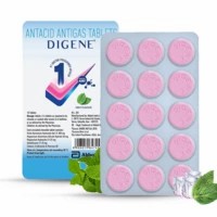 Digene Acidity & Gas Relief Tablets 15s- Mint Flavour