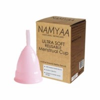 Namyaa Ultra Soft Small Reusable Menstrual Cup | 100% Medical Grade Silicone| Fda Compliant - 50 G