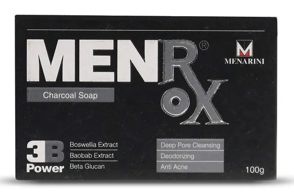 MENROX CHARCOAL SOAP 100GM