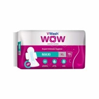 Vwash Wow Maxi Size Xl Sanitary Pads Pack Of 16