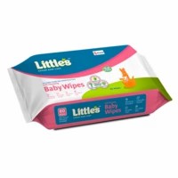 Little's Soft Cleansing Baby Wipes With Aloe Vera Jojoba Oil And Vitamin E - 80 Wipes