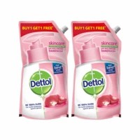 Dettol Skincare Handwash Liquid Soap Refill, 750 Ml, Buy 1 Get 1 Free