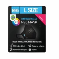 Dettol N95 Mask Anti Virus Reusable & Washable (black Large)