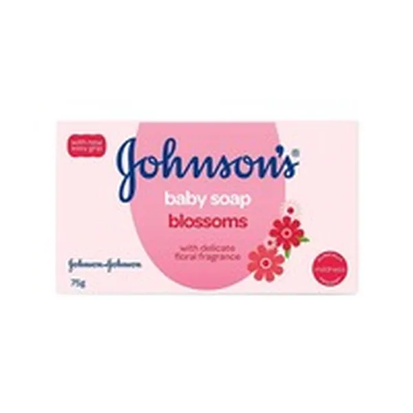 Johnsons Baby Soap Blossoms - 75g With New Easy Grip Shape