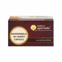 Kerala Ayurveda Ksheerabala 101 Avarti Pain Relief Capsules Bottle Of 60