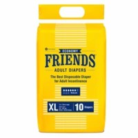 Friends Adult Diapers Economy Xlarge 10's