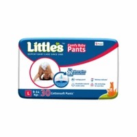 Little's Comfy Baby Pants Diapers With Wetness Indicator And 12 Hours Absorption - Large 30 Pants