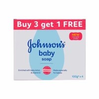 Johnson's Baby Soap Box Of 400 G (buy 3 Get 1 Free)