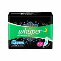 Whisper Ultra Night Sanitary Pads Xl Plus - 44 Pads