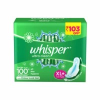 Whisper Ultra Clean Size Xl Plus Sanitary Pads Packet Of 44