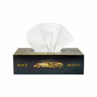 Black Beauty Uber Tissue Paper Box ( Pack Of 2 ) - 200 Tissues