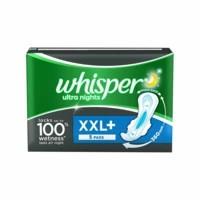 Whisper Ultra nights XXl + Sanitary Pads Packet Of 5