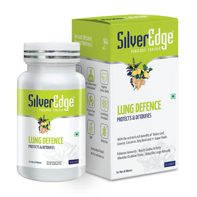 Silver Edge Lung Defence (Protects & Detoxifies) For Men & Women, 30 Tablets