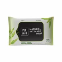 Pee Safe Natural Intimate Wipes - Pack Of 10