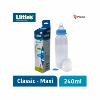 Little's Classic Maxi Blue Feeding Bottle - 240ml