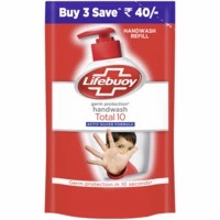 Lifebuoy Germ Protection Hand Wash Total 10 Refill (pack Of 3) - 185 Ml
