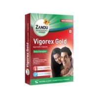 Zandu Vigorex Gold Vigor Improvement Capsules Box Of 10