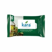 Kara Cleansing And Refreshing Neem And Tea Tree Oil Face Wipes  Packet Of 10