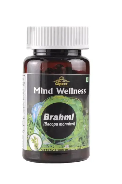 Cipzer Brahmi Capsule|Helps in facilitating learning and memorization|Improves intelligence and imagination-60 Capsules