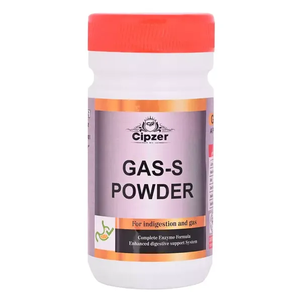 Cipzer Gas ?S Powder | Get relief from gas and acid reflux|Improves digestion system and boost appetites(Pack of 1)-50gm