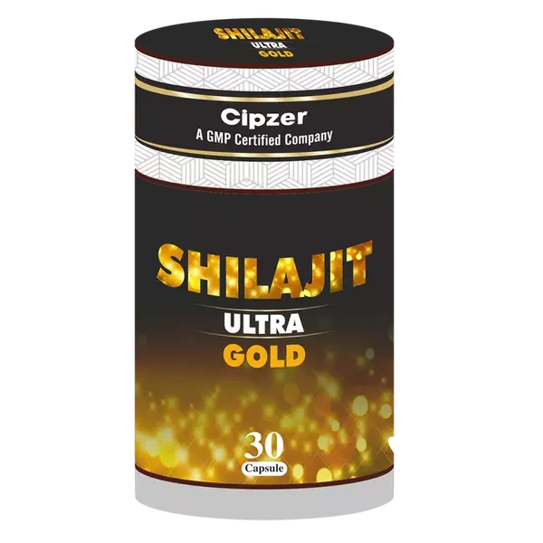 Cipzer Shilajit Ultra Gold| Known to bring change in saxual life(Pack of 1)-30 Capsule