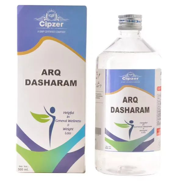 Cipzer Arq Dasharam|Rich in anti-bacterial and anti-dysenteric properties|May aid in weight loss (Pack of 1)-500 ml