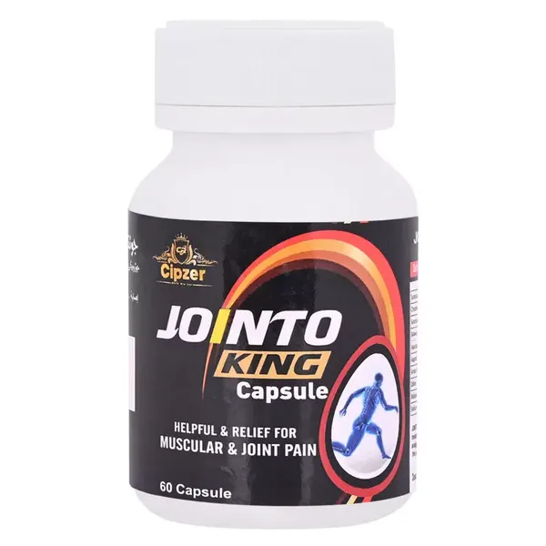 Cipzer Jointo King Capsule|Used for all kind of joint pains(Pack of 1)-60 capsules