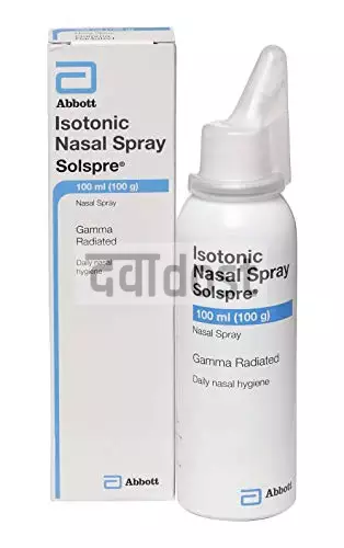Solspre 0.9%w/w Nasal Spray 100ml