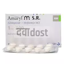 Amaryl M 1mg/500mg Tablet SR 20s