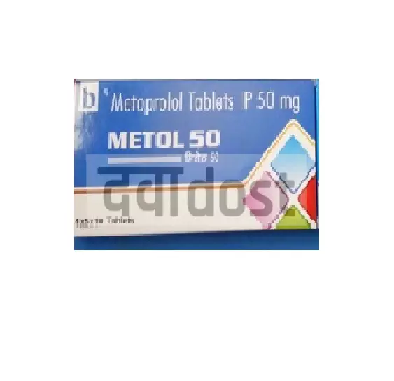 Metol 50mg Tablet