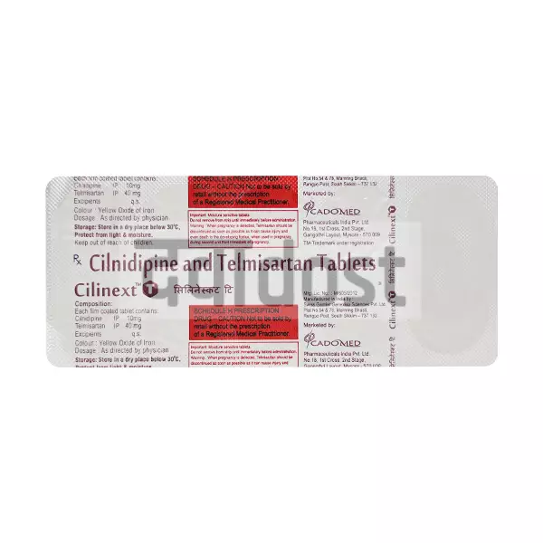 Cilinext T 10mg/40mg Tablet 10s