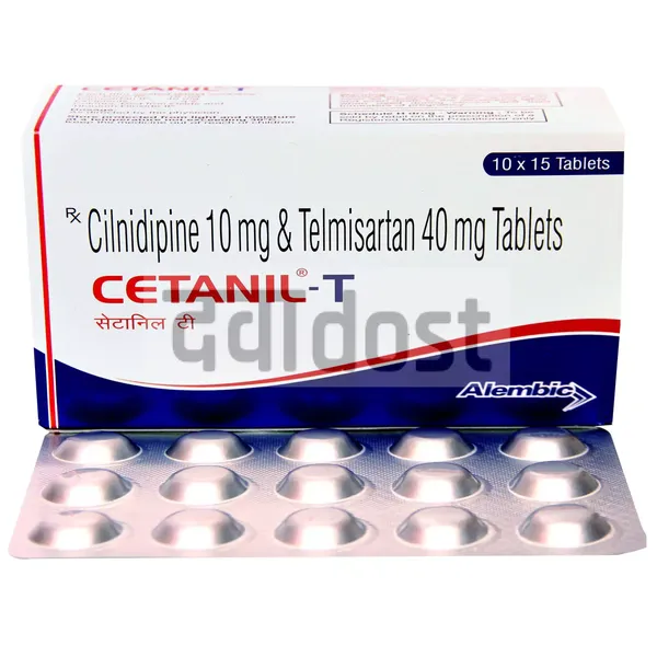 Cetanil T 10mg/40mg Tablet 15s