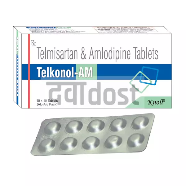 Telkonol AM 40mg/5mg Tablet 10s
