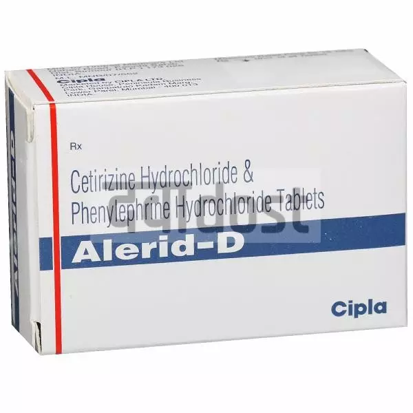 Alerid-D 5mg/10mg Tablet 10s