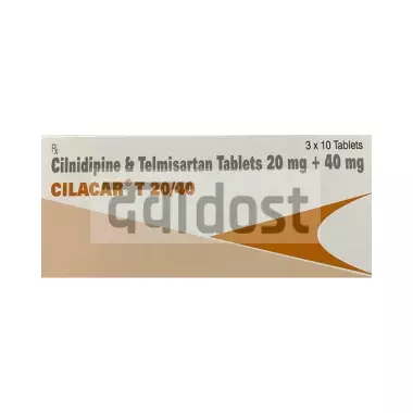 Cilacar T 20mg/40mg Tablet 10s