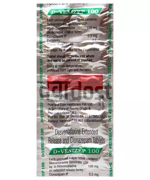 D-Venizep 100mg/0.5mg Tablet ER