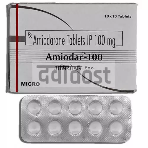 Amiodar 100mg Tablet 10s