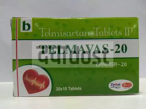 Telmavas 20mg Tablet