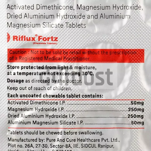 Riflux Fortz Chewable Tablet