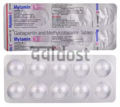 Mylamin G 300mg/500mcg Tablet