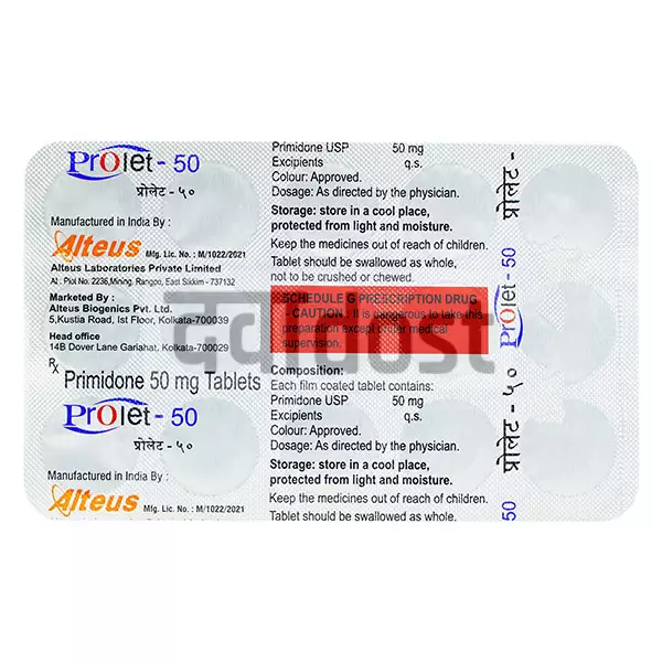 Prolet 50mg Tablet 10s