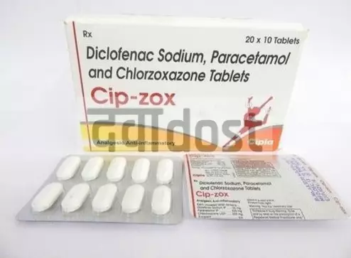 Cip-Zox 250 mg/50 mg/325 mg Tablet MR