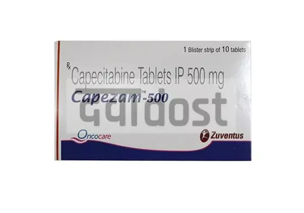 Capezam 500mg Tablet