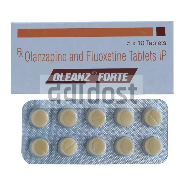 Oleanz Forte 20mg/10mg Tablet 10s