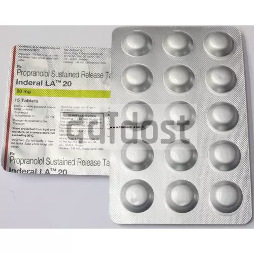 Inderal LA 20 Tablet SR 15s