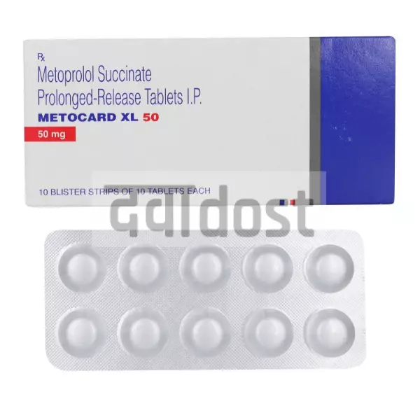 Metocard XL 50 Tablet 10s