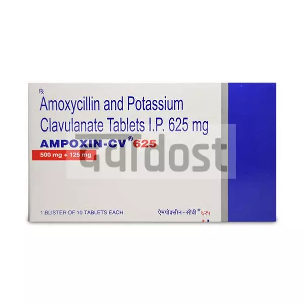 Ampoxin-CV 500mg/125mg Tablet