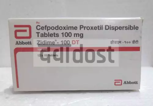 Zidime 100mg Tablet DT